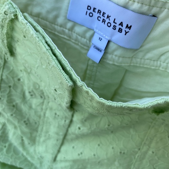 NWOT Derek Lam eyelet pants. Size 12. - Picture 3 of 6